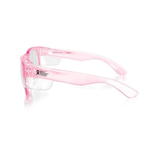 SafeStyle FPC100 Fusions Pink Frame Clear Lens