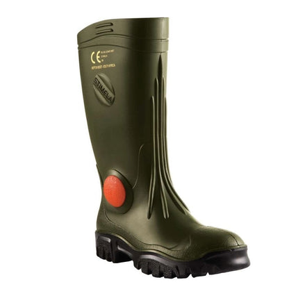 PVC Industrial Maxisafe FWG904 Foreman Green Safety Gumboots