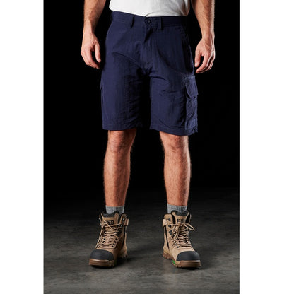 FXD LS-1 Lightweight Stretch Work Shorts - Navy - Alternative Front View