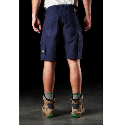 FXD LS-1 Lightweight Stretch Work Shorts - Navy - Back View
