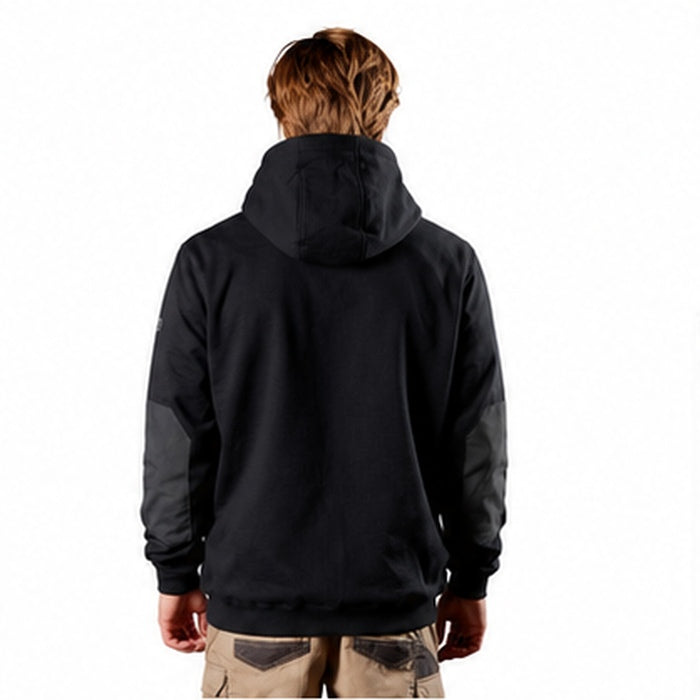 FXD WF-1 Work Fleece Hoodie - Black - Back View