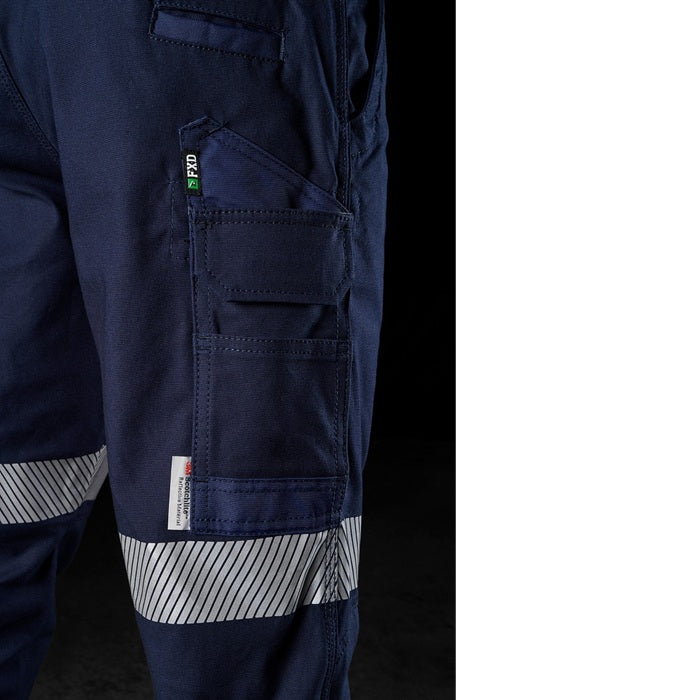 FXD WP-3T Stretch Taped Work Pant - Navy - Alternative Cargo Pocket Detail View