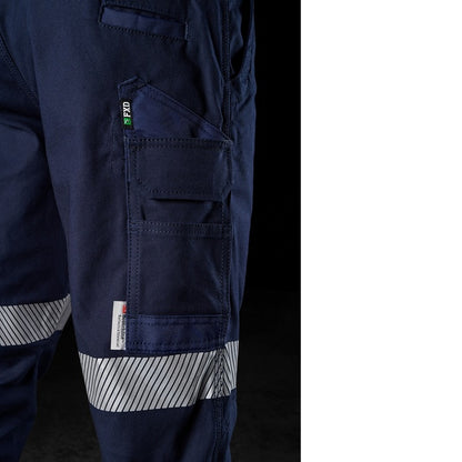 FXD WP-3T Stretch Taped Work Pant - Navy - Alternative Cargo Pocket Detail View