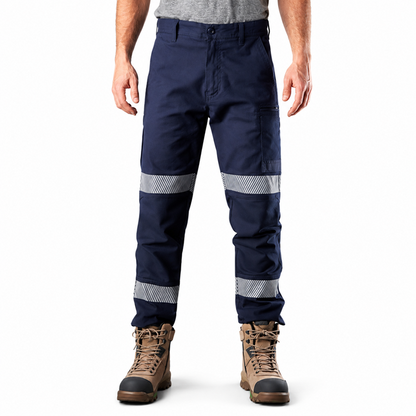 FXD WP-3T Stretch Taped Work Pant - Navy - Front View