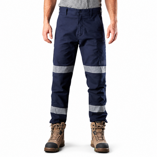 FXD WP-3T Stretch Taped Work Pant - Navy - Front View