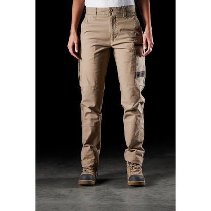 FXD WP-3W Womens Stretch Work Pant - Khaki - Alternative Front View