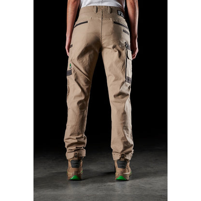 FXD WP-3W Womens Stretch Work Pant - Khaki - Back View