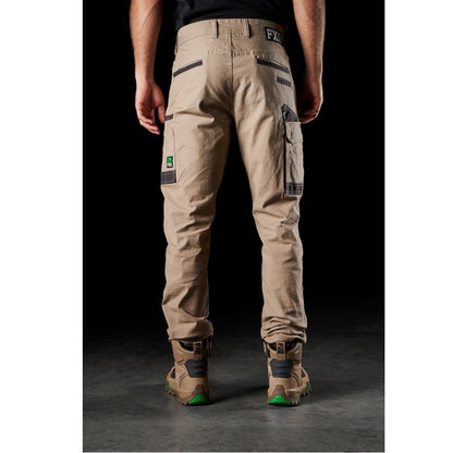 Mens khaki biege FXD WP-3 Stretch Work Pant