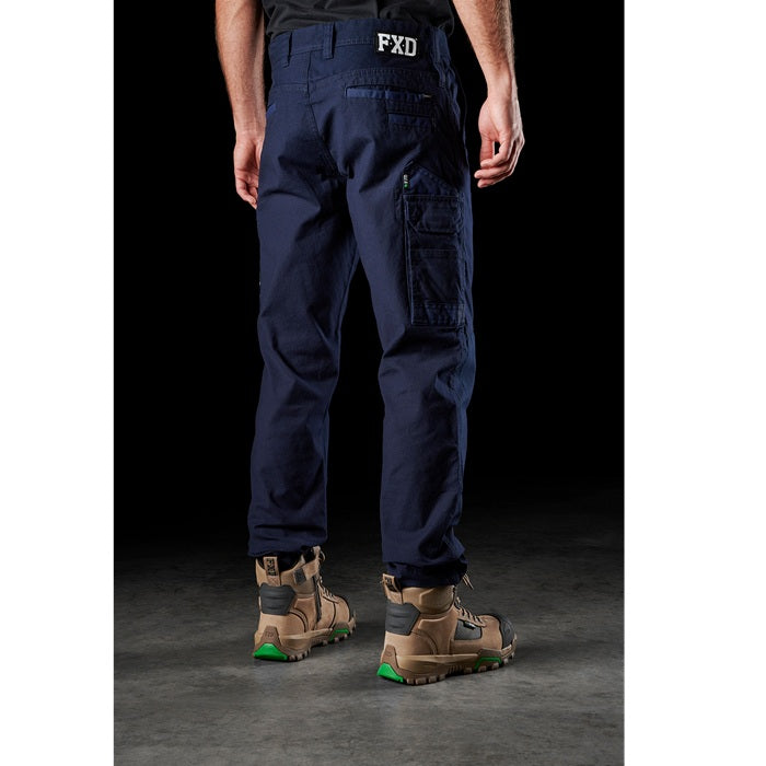 FXD WP-3 Stretch Work Pant Navy Rear View mens Cargo pants