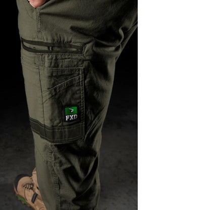 FXD WP-3 Stretch Work Pant Side profile green