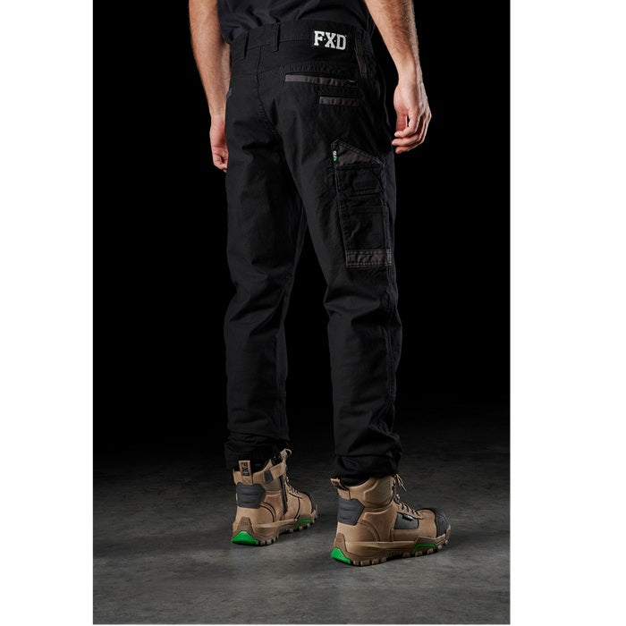 FXD WP-3 Stretch Work Pant mens black rear side view