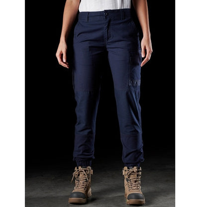 FXD WP-4W Womens Stretch Cuffed Pant - Navy - Alternative Front View