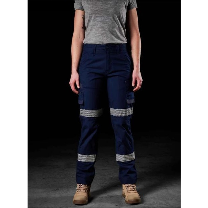 FXD WP-7WT Womens Taped Stretch Ripstop Work Pants - Navy - Alternative Front View