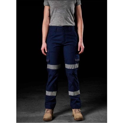 FXD WP-7WT Womens Taped Stretch Ripstop Work Pants - Navy - Alternative Front View