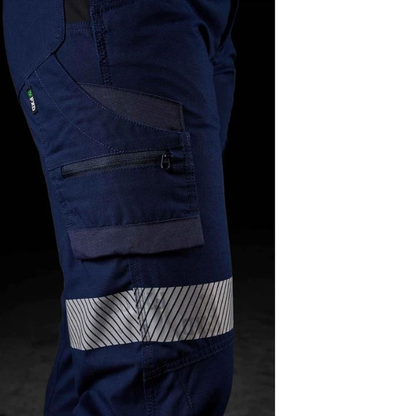 FXD WP-7WT Womens Taped Stretch Ripstop Work Pants - Navy - Cargo Pocket Detail View