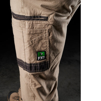 FXD WP-3 Stretch Work Pant - Khaki - Rear Pocket Detail View