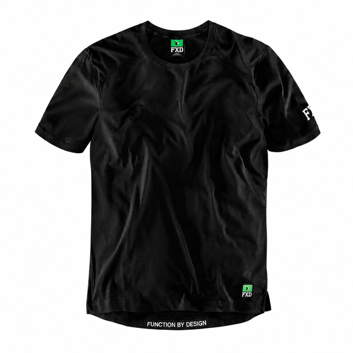 FXD WT-3 Technical Work Tee - Black - Alternative Product Front View