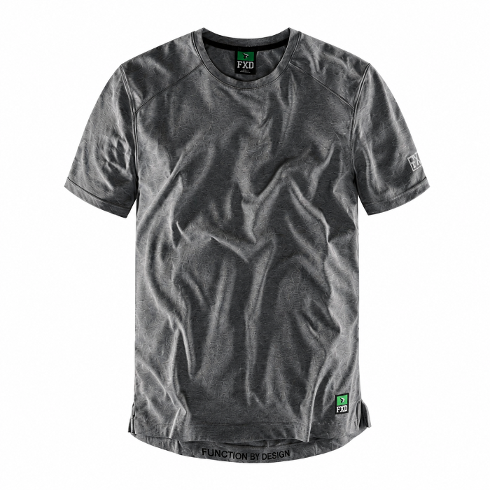 FXD WT-3 Technical Work Tee - Grey - Product Front View
