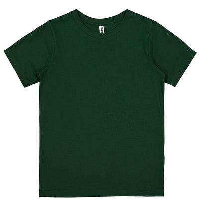 Green t-shirt on a white background