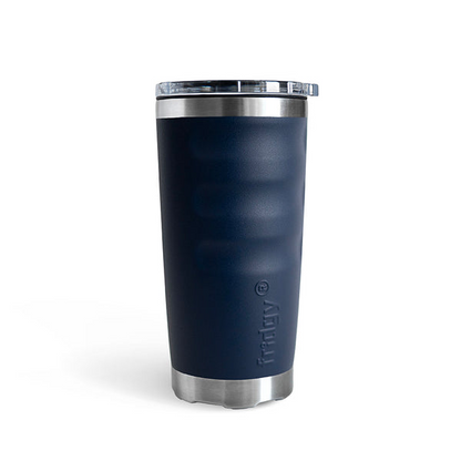 Navy blue large capacity, Ergonomic grip, Fridgy FRI600 600ML Tumbler insulated dinking cup