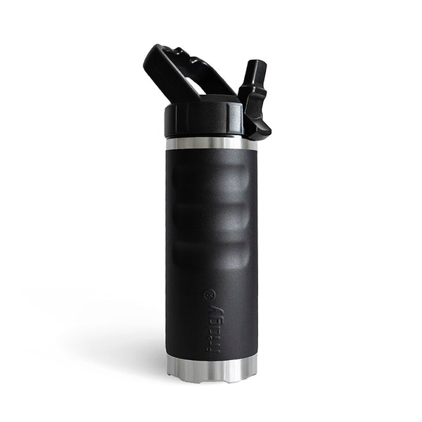 black night hour coloured extra tough powder coated  Fridgy FRI540 540 Grip Bottle With Sipper Lid