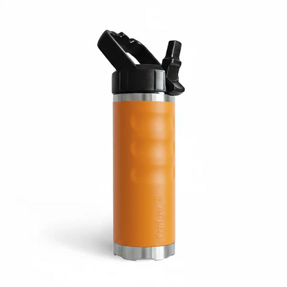 Blaze orange lunch box drink bottle vacuum insulation Fridgy FRI540 540 Grip Bottle With Sipper Lid