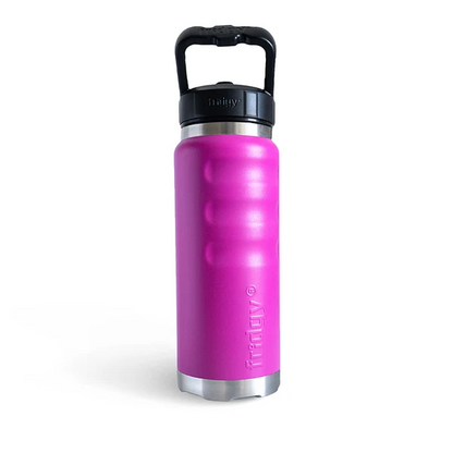 Fiery Hot Pink strong grip no slip no scratch Fridgy FRI780 780ML Grip drink Bottle With Sipper Lid