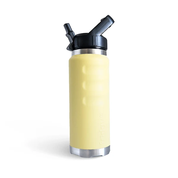 lemon yellow spritz medium capacity hard wearing Fridgy FRI780 780ML Grip water Bottle With Sipper Lid
