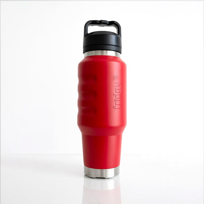 Rebel bright red Fridgy FRI1000CRUISE 1L Cruise Range With Guzzler Lid