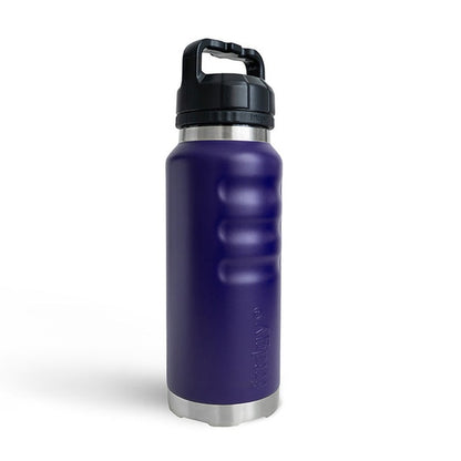Purple reinforced base for durability and toughness premium long wearing Fridgy FRI1080 1080ML Grip drink Bottle With Wide Mouth