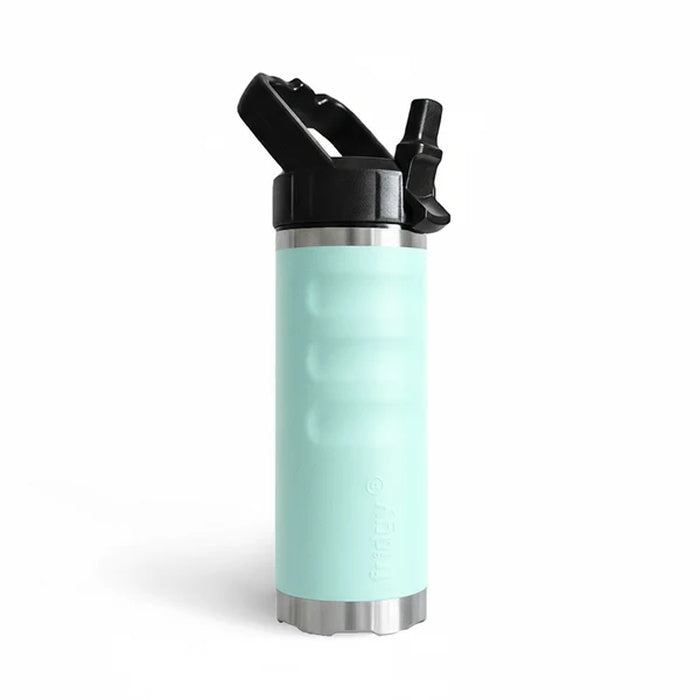 Mint green small backpack everyday triple walled 24 heat regulation Fridgy FRI540 540 Grip Bottle With Sipper Lid