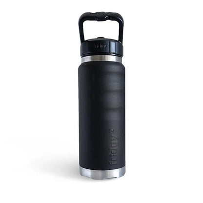 Matte Black hour stylish durable cool and hot Fridgy FRI780 780ML Grip drink Bottle With Sipper Lid
