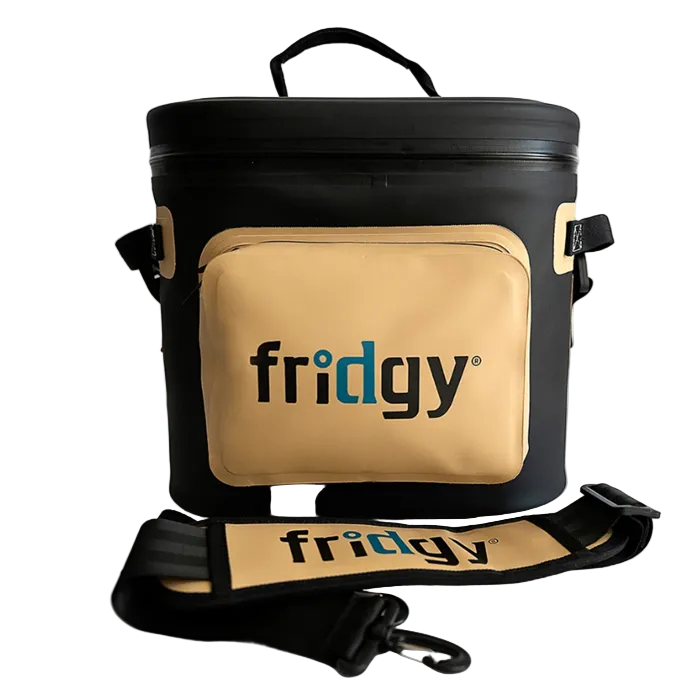 Sandy beige light brown coloured large capacity cooler waterproof durable Fridgy FRICOOLER8LITRE 8 Litre Cooler Cribmate