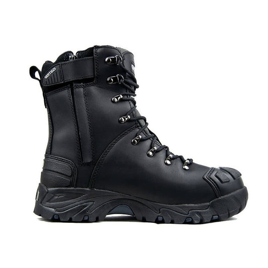 Gator GP2404 Polar Black Zip Side Freezer Safety Boot