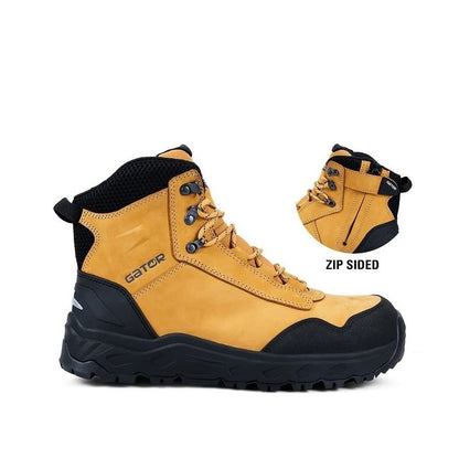 Goliath is an extra wide fit 6E safety boot with YKK spiral zip - cheap men's safety boots