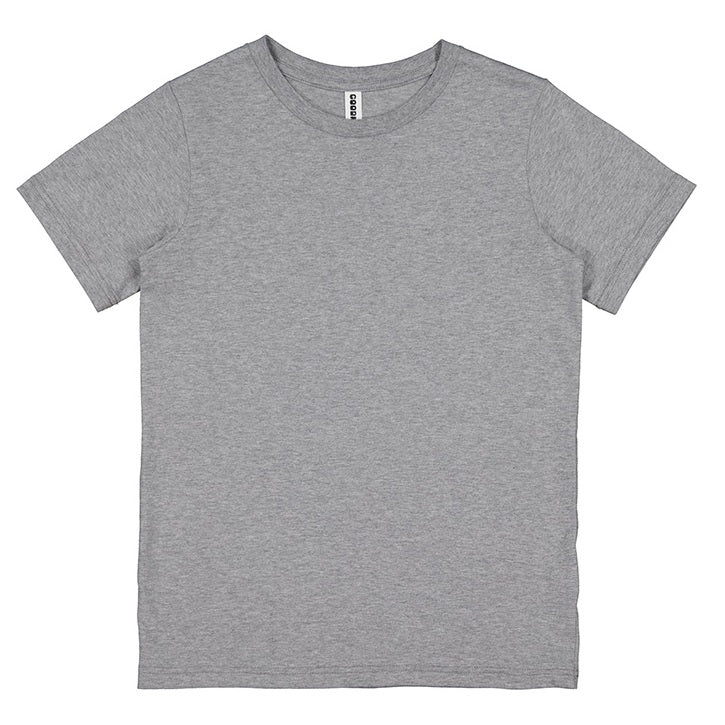Gray t-shirt on a white background
