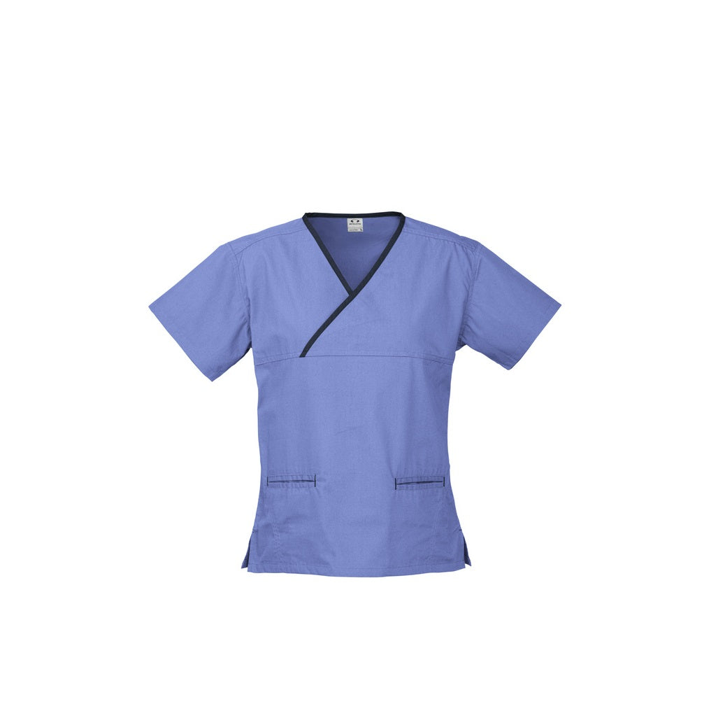 Biz Collection H10722 Ladies Crossover Scrubs Top