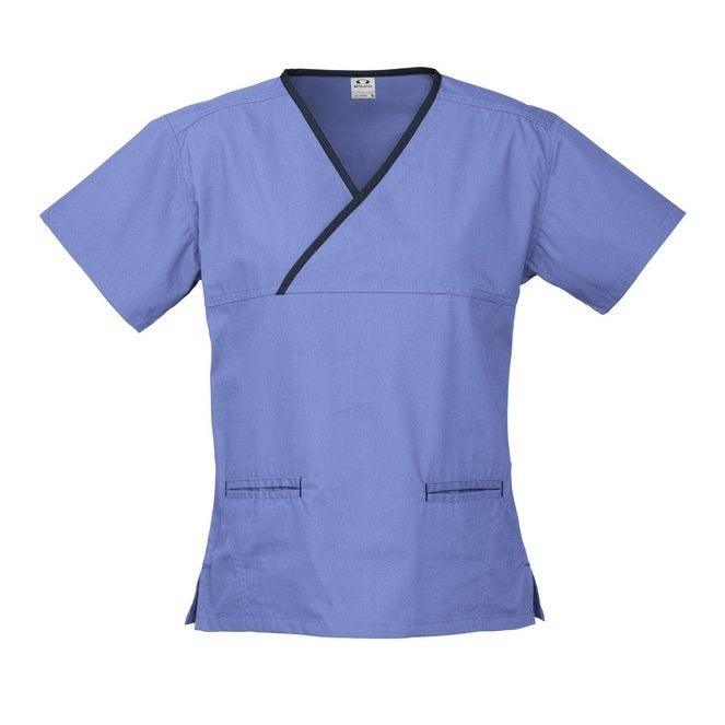 Biz Collection H10722 Ladies Crossover Scrubs Top