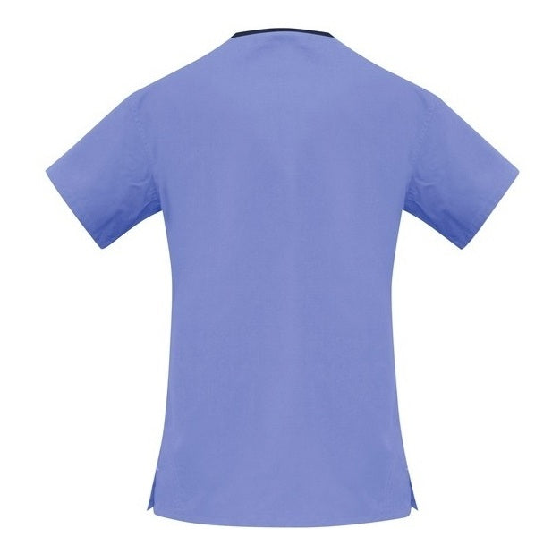 Biz Care H10722 Ladies Crossover Scrubs Top