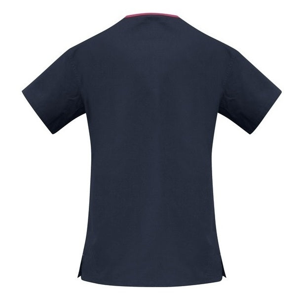 Biz Care H10722 Ladies Crossover Scrubs Top
