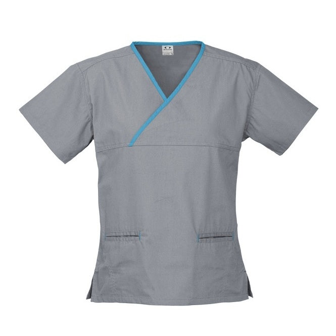 Biz Collection H10722 Ladies Crossover Scrubs Top