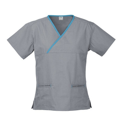 Biz Collection H10722 Ladies Crossover Scrubs Top