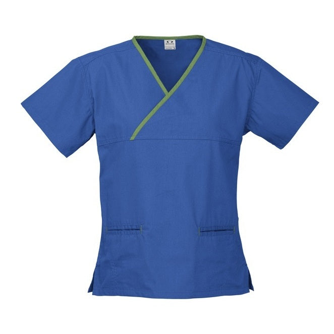 Biz Collection H10722 Ladies Crossover Scrubs Top