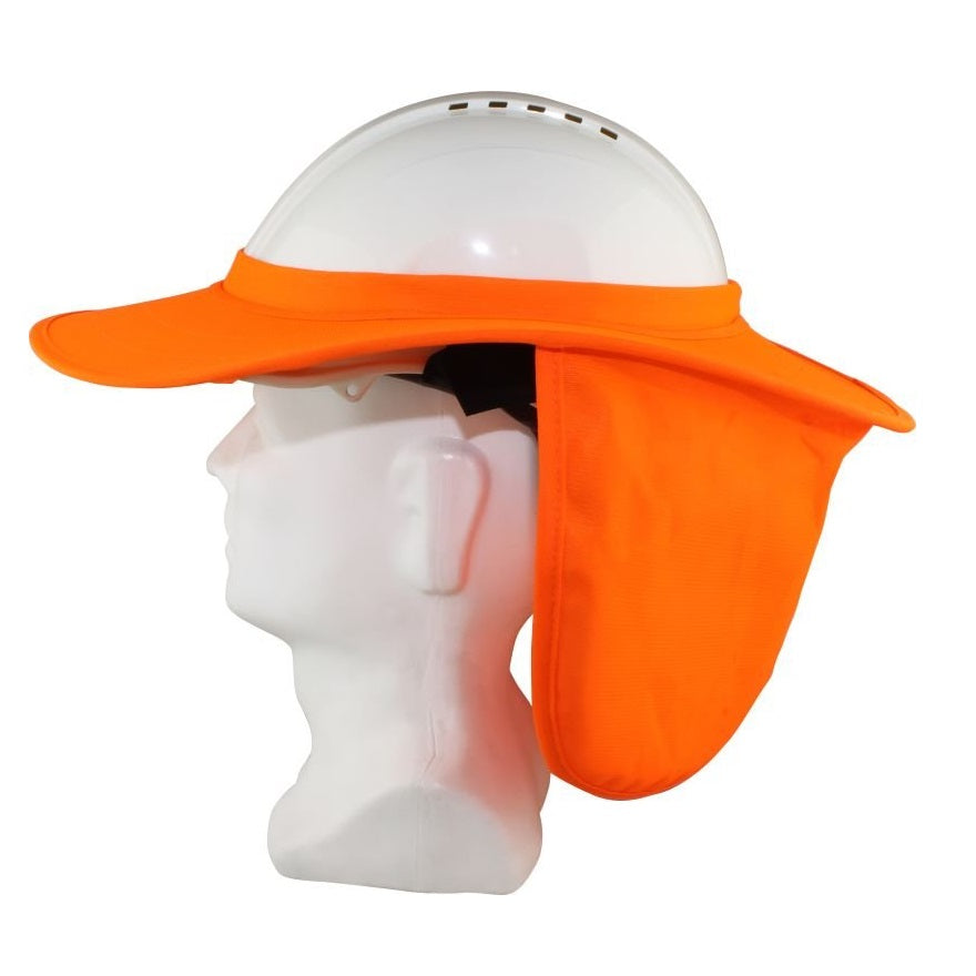 Maxisafe HBS558 Hard Hat Brim with Neck Flap