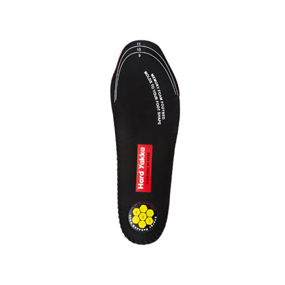 Hard Yakka Y60178 Erp Footbed Memory Foam Insoles - Black - Insole Top View