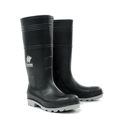 Bison INCAGSBKGY Gumboot PVC Safety