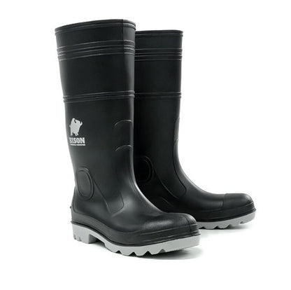 Bison INCAGSBKGY Gumboot PVC Safety