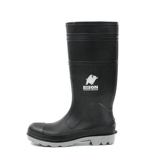 Bison INCAGSBKGY Gumboot PVC Safety