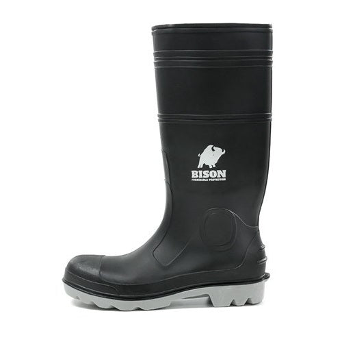 Bison INCAGSBKGY Gumboot PVC Safety