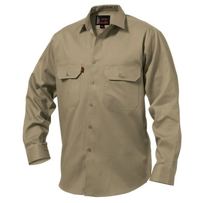 KingGee K04010 Open Front Drill Long Sleeve Shirt
